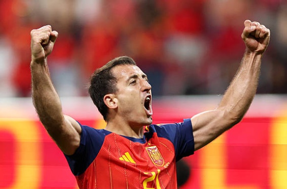 Mikel Oyarzabal lập cú đúp chớp nhoáng. Mikel Oyarzabal ghi hai bàn cho Tây Ban Nha.