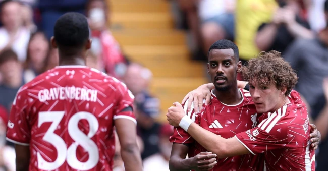 Isak được kỳ vọng tỏa sáng trước Newcastle. Alexander Isak trong màu áo Liverpool