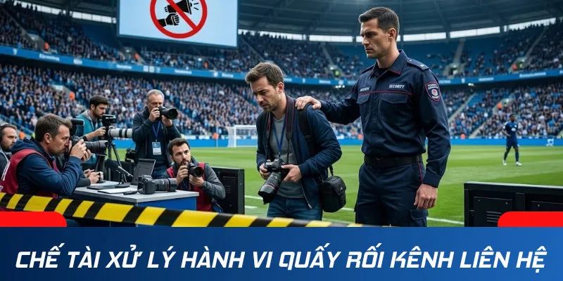 Biện pháp xử lý hành vi quấy rối kênh hỗ trợ của thethaoso.com.vn