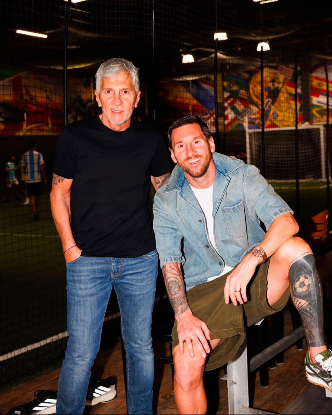 Lionel Messi và người cha Jorge Messi Lionel Messi và ông Jorge Messi - ảnh chân dung hai cha con
